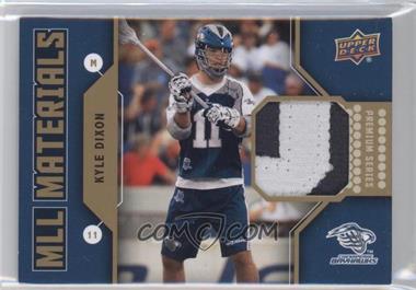 2011 Upper Deck Major League Lacrosse - MLL Materials - Premium Series #M-KD - Kyle Dixon