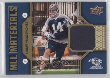 2011 Upper Deck Major League Lacrosse - MLL Materials #M-AC - Andrew "Buggs" Combs