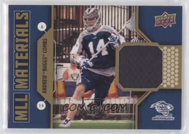 2011 Upper Deck Major League Lacrosse - MLL Materials #M-AC - Andrew "Buggs" Combs