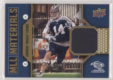 2011 Upper Deck Major League Lacrosse - MLL Materials #M-AC - Andrew "Buggs" Combs