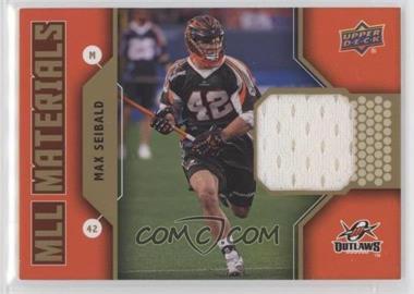 2011 Upper Deck Major League Lacrosse - MLL Materials #M-MS - Max Seibald