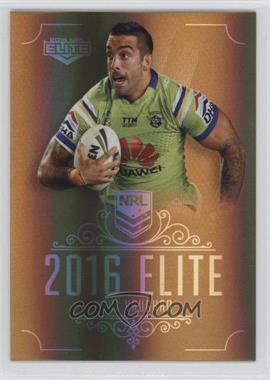 2016 ESP NRL Elite - [Base] - Special Gold #SG022 - Paul Vaughan