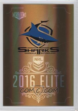 2016 ESP NRL Elite - [Base] - Special Gold #SG037 - Checklist - Cronulla-Sutherland Sharks