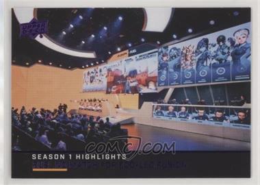 2019 Upper Deck Overwatch League - [Base] - Epic Purple #167 - Season 1 Highlights - Fuel no Match for eqo-Led Fusion