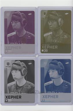 2019 Upper Deck Overwatch League - [Base] - Printing Plate Set #110 - xepheR /1