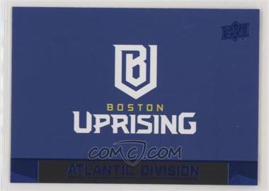 2019 Upper Deck Overwatch League - [Base] - Rare Blue #189 - Team Checklists - Boston Uprising