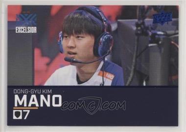 2019 Upper Deck Overwatch League - [Base] - Rare Blue #78 - Mano