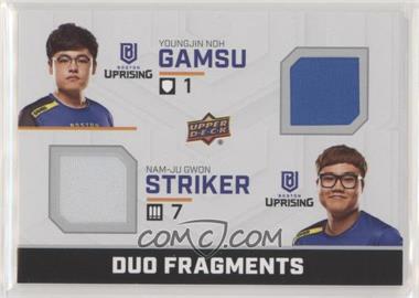 2019 Upper Deck Overwatch League - Duo Fragments #DF-YN - Gamsu, Striker