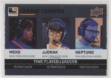 2019 Upper Deck Overwatch League - League Leaders #LL-9 - Mek0, JJoNak, NeptuNo