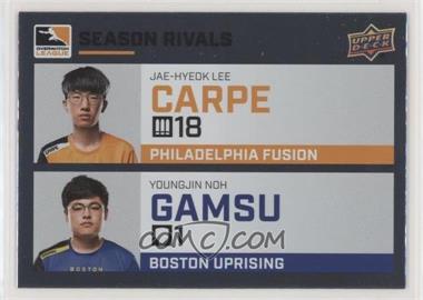 2019 Upper Deck Overwatch League - Season Rivals #R-4 - Carpe, Gamsu