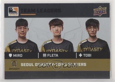 2019 Upper Deck Overwatch League - Team Leaders #TL-11 - Miro, Fleta, tobi