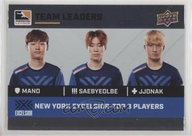 2019 Upper Deck Overwatch League - Team Leaders #TL-8 - Mano, Saebyeolbe, JJoNak