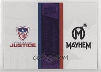 Team Checklists - Florida Mayhem, Washington Justice