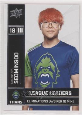 2020 Upper Deck Overwatch League - League Leaders #LL-3 - SeoMinSoo