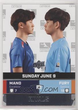 2020 Upper Deck Overwatch League - Rivals #R-7 - Mano, Fury