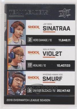 2020 Upper Deck Overwatch League - Team Leaders #TL-15 - sinatraa, Viol2t, smurf