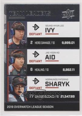 2020 Upper Deck Overwatch League - Team Leaders #TL-18 - ivy, Aid, Sharyk