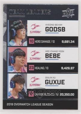 2020 Upper Deck Overwatch League - Team Leaders #TL-7 - GodsB, BEBE, Guxue