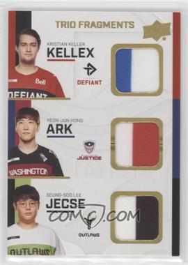 2020 Upper Deck Overwatch League Series 2 - Trio Fragments - Patch #TF-KAJ - Kellex, ArK, Jecse /10