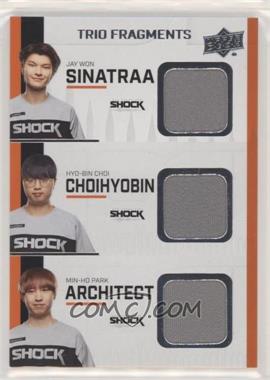 2020 Upper Deck Overwatch League Series 2 - Trio Fragments #TF-SCA - Choihyobin, Architect, sinatraa