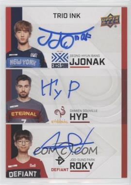 2020 Upper Deck Overwatch League Series 2 - Trio Ink #TI-JHR - JJoNak, RoKy, HyP