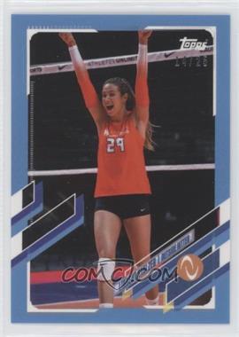 2021 Topps Athletes Unlimited Volleyball - [Base] - Blue #29 - Lindsay Stalzer /25