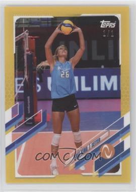 2021 Topps Athletes Unlimited Volleyball - [Base] - Gold #7 - Brie King /1