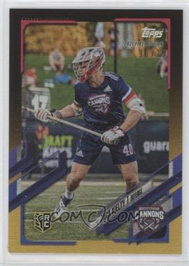 2021 Topps Premier Lacrosse League First Edition - [Base] - Black & Yellow #8 - Jack Kielty /25