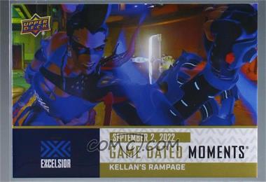 2022 Upper Deck Overwatch League Game Dated Moments - [Base] #GDM-27 - (Sep. 2, 2022) - Kellan's Rampage