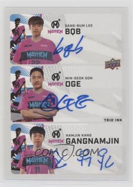 2023 Upper Deck Overwatch League Season 4 - Trio Inks #TI-BOG - BQB, OGE, Gangnamjin
