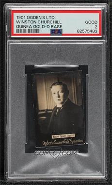 1894-1907 Ogden's 'Guinea Gold' Cigarette Cards - Tobacco [Base] #_WICH.1 - Winston Churchill [PSA 2 GOOD]