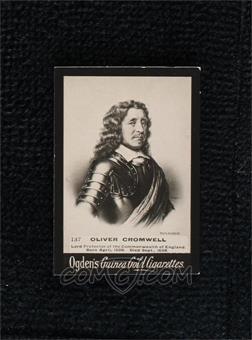 1894-1907 Ogden's 'Guinea Gold' Cigarette Cards - Tobacco [Base] #137 - Oliver Cromwell