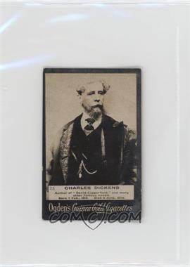 1894-1907 Ogden's 'Guinea Gold' Cigarette Cards - Tobacco [Base] #75 - Charles Dickens