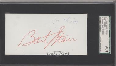 1900-Present Authenticated Autographs - Cut Signatures/Notecards/Photographs #_BAST - Bart Starr [SGC Authentic Authentic]