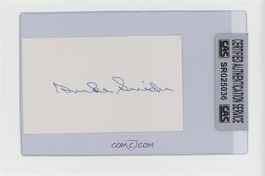 1900-Present Authenticated Autographs - Cut Signatures/Notecards/Photographs #_DUSN.1 - Duke Snider [CAS Certified Sealed]