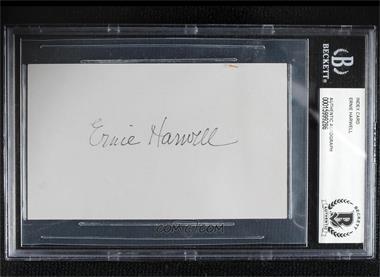 1900-Present Authenticated Autographs - Cut Signatures/Notecards/Photographs #_ERHA.3 - Ernie Harwell