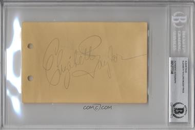 1900-Present Authenticated Autographs - Cut Signatures/Notecards/Photographs #_ETVP - Elizabeth Taylor, Vincent Price [BAS BGS Authentic]