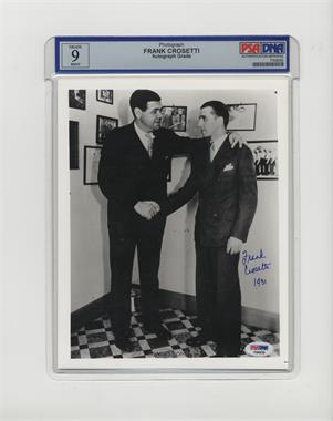 1900-Present Authenticated Autographs - Cut Signatures/Notecards/Photographs #_FRCO - Frank Crosetti [PSA/DNA 9 MINT]