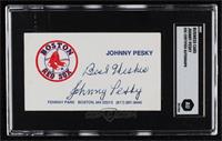 Johnny Pesky [SGC Authentic Authentic]