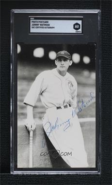 1900-Present Authenticated Autographs - Cut Signatures/Notecards/Photographs #_JOWA - Johnny Watwood [SGC AU]