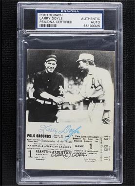 1900-Present Authenticated Autographs - Cut Signatures/Notecards/Photographs #_LADO.2 - Larry Doyle [PSA/DNA Encased]