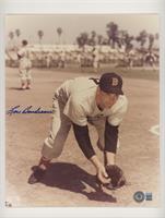 Lou Boudreau [BAS Beckett Auth Sticker]