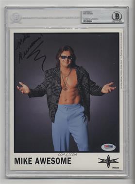 1900-Present Authenticated Autographs - Cut Signatures/Notecards/Photographs #_MIAW - Mike Awesome [BAS BGS Authentic]