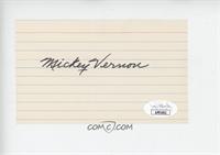 Mickey Vernon [JSA Certified COA Sticker]
