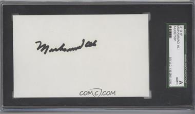 1900-Present Authenticated Autographs - Cut Signatures/Notecards/Photographs #_MUAL - Muhammad Ali [SGC Authentic]