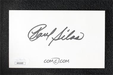 1900-Present Authenticated Autographs - Cut Signatures/Notecards/Photographs #_PASI - Paul Silas [JSA Certified COA Sticker]