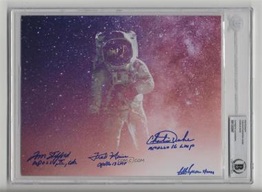 1900-Present Authenticated Autographs - Cut Signatures/Notecards/Photographs #_TSHD - Tom Stafford, Fred Haise, Charlie Duke [BAS Authentic]