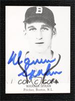 Warren Spahn [JSA Certified COA Sticker]