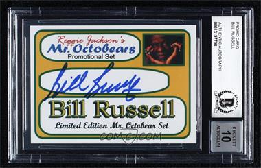 1900-Present Authenticated Autographs - Cut Signatures/Notecards/Photographs #BIRU - Bill Russell [BAS Certified BGS Encased]