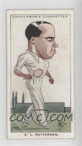 1928 Churchman's Men of the Moment in Sport - Tobacco [Base] - Small #41 - G. L. Patterson [Good to VG‑EX]